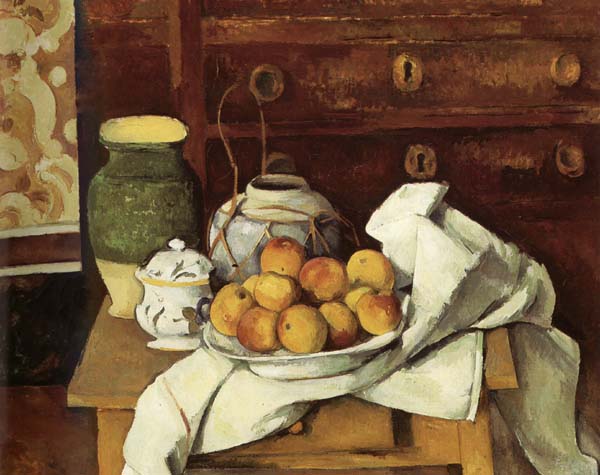 Paul Cezanne Nature morte avec commode